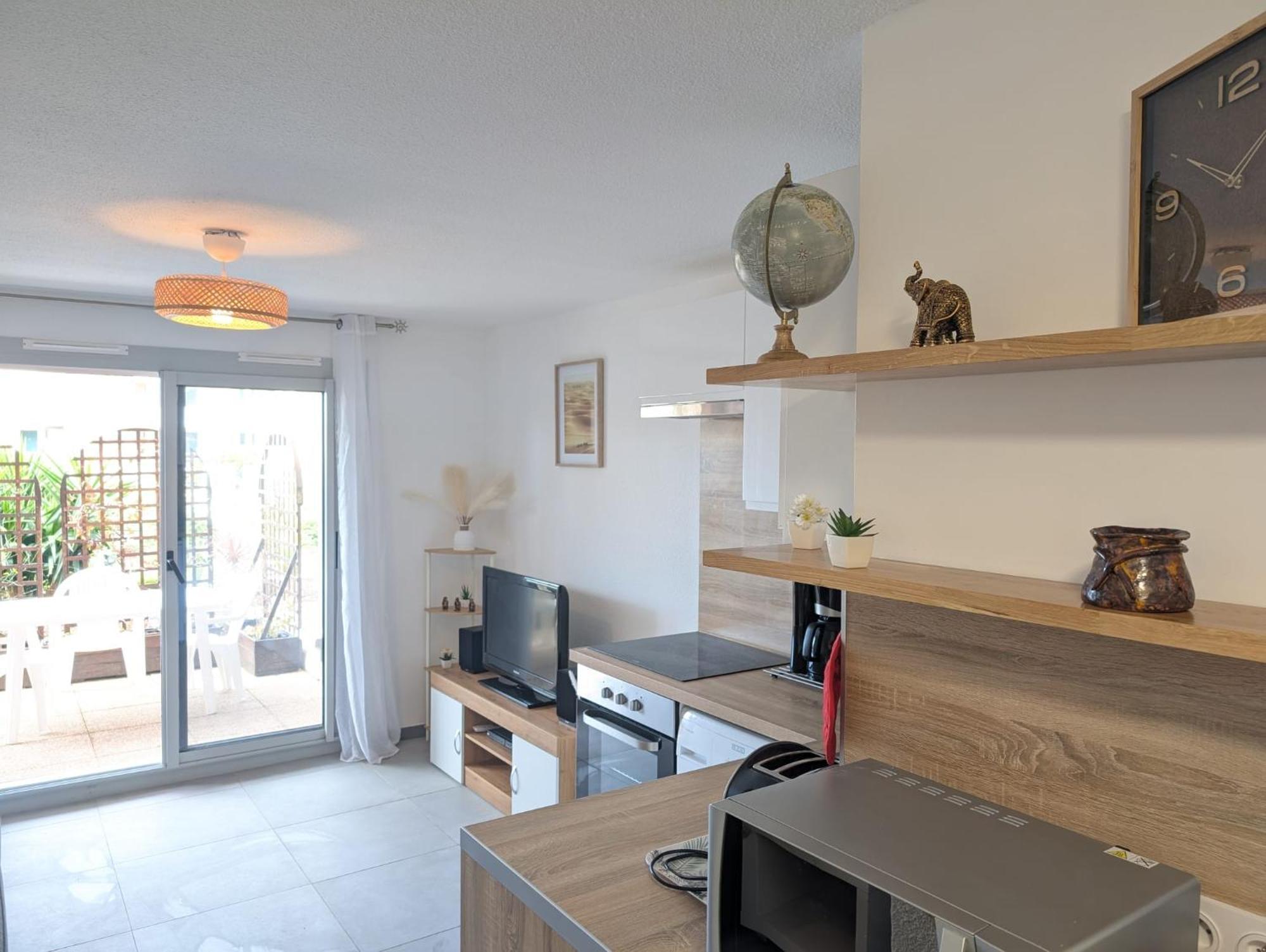 אגדה Studio Cabine 4 Personnes Cap D'Adge מראה חיצוני תמונה